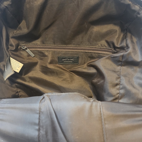 Matt & Nat Black Vegan Leather Backpack Minimalist Luxury Everyday Carry - Picture 12 of 13